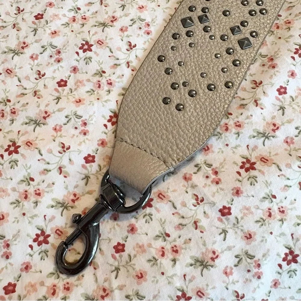 Rebecca Minkoff studded leather guitar strap